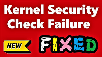 Kernel Security Check Failure Windows 10 FIXED | Blue Screen Fix