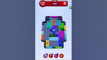 Color Block Jam Level 287 Solution Walkthrough#colorblockjam #gaming #games #colorblockjamgame #game