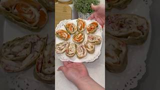 Блины яичные с начинкой. Простые рецепты. #простыерецепты #блины #рулет #блинысначинкой