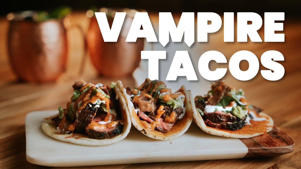 How To Make TACOS but VAMPIRE STYLE Easy Taco Recipe YouTube