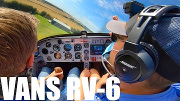 Vans RV 6 | First Flight | ATC Audio