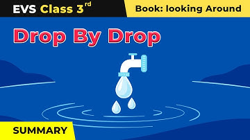Drop By Drop - Summary | Class 3 NCERT EVS Chapter 20 | 2024-25