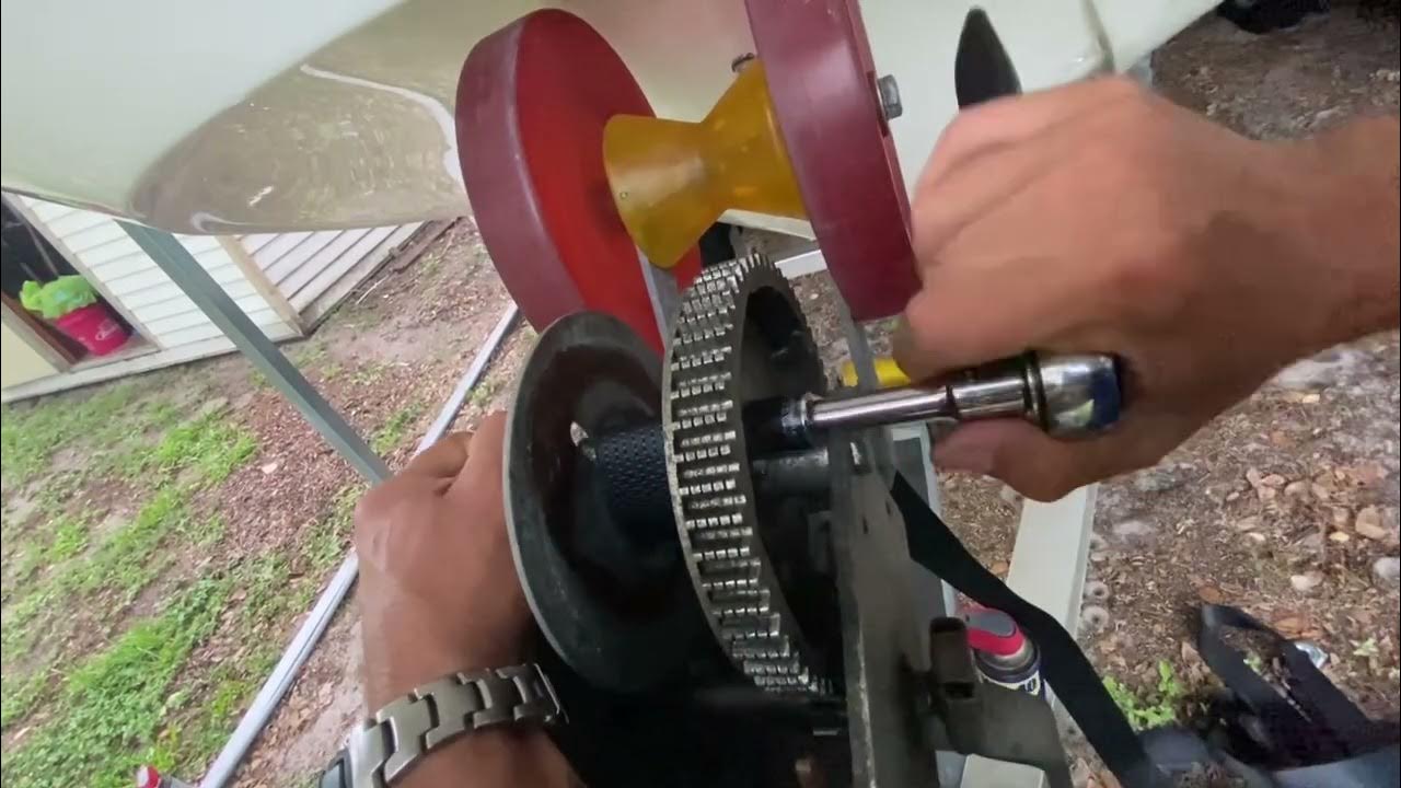 Replace winch strap YouTube