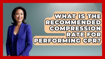 What Is The Recommended Compression Rate For Performing CPR? - First Response Medicine