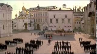 : Revue des cadets par le Tsar Alexandre III - Le barbier de Sib'erie
