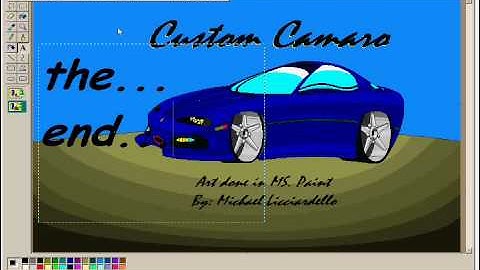How to draw a car in MS. Paint