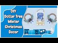 DIY Winter Let It Snow Functional Wall Decor | Christmas Crafts Ideas 2022 | Easy Dollar Tree DIY