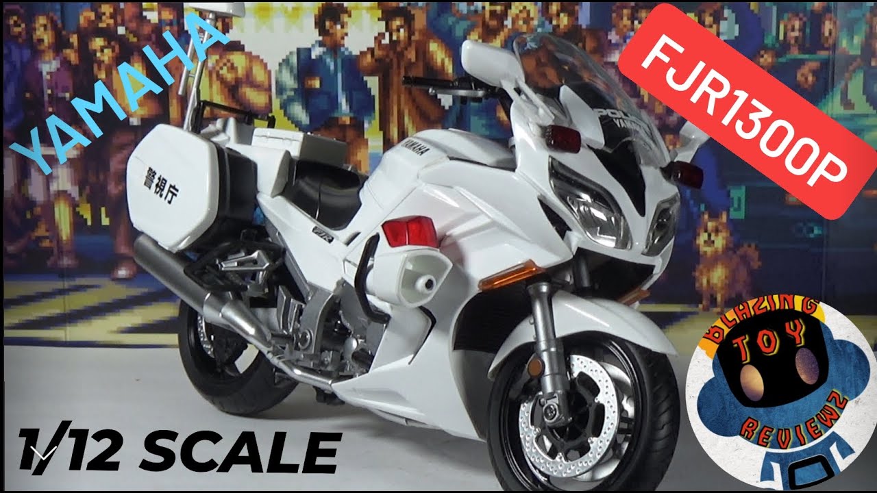 Yamaha FJR1300P Police Motorcycle 1/12 Scale Die-Cast AOSHIMA