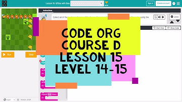 Code.org Course D Lesson 15 Level 14 and Level 15 If/Else with Bee - Code Org Lesson 16