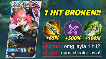 NEW LAYLA ONE HIT IS STILL BROKEN IN SOLO RANKED!! (must try!) | LAYLA NEW BEST BUILD 2025!
