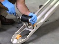 Replace the load wheels on a pallet jack