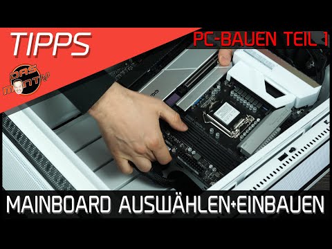 Video: So Montieren Sie Das Motherboard