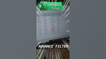 #shorts  😲Magical Use Of Advance Filter #excel #exceltips #excelshorts #exceltutorial