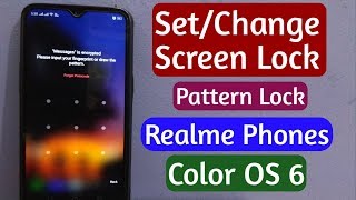 How to Set/Change Password of Screen Lock/Pattern Lock in Realme Phones | Color OS 6 screenshot 3