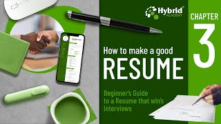 How to make a good Resume - Chapter 3 tailoringresume applicanttrackingsystem education