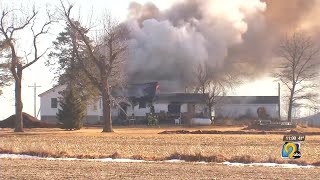 Firefighters respond to Marion house fire