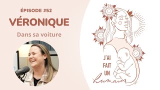 52-Véronique: dans sa voiture #maternité #naissance #grossesse #famille #maman