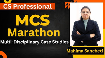 MCS Marathon | CS Professional MDCS | Multi disciplinary case studies June 2023 #cs #mcs #youtube
