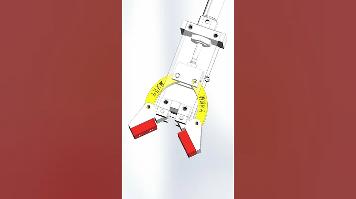 big-mouthed clamp#mechanism #machine#3dprinting #solidworks