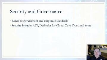 Security and Governance in the Cloud