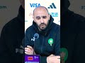 وليد الركراكي أعرف جيدا عقلية الجمهور المغربي هم الأن يطالبوننا بتحقيق كأس العالم