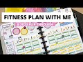 FITNESS PLAN WITH ME AND FLIP THROUGH | FITNESS PLANNER |HAPPY PLANNER FITNESS PLANNER