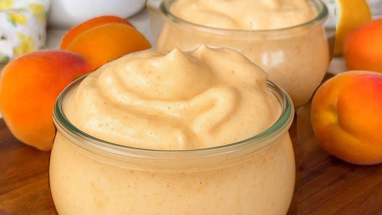 Абрикосовый мусс🍑: БЕЗ ЖЕЛАТИНА, БЕЗ СЛИВОК! Фруктовый и легкий десерт в одной порции!