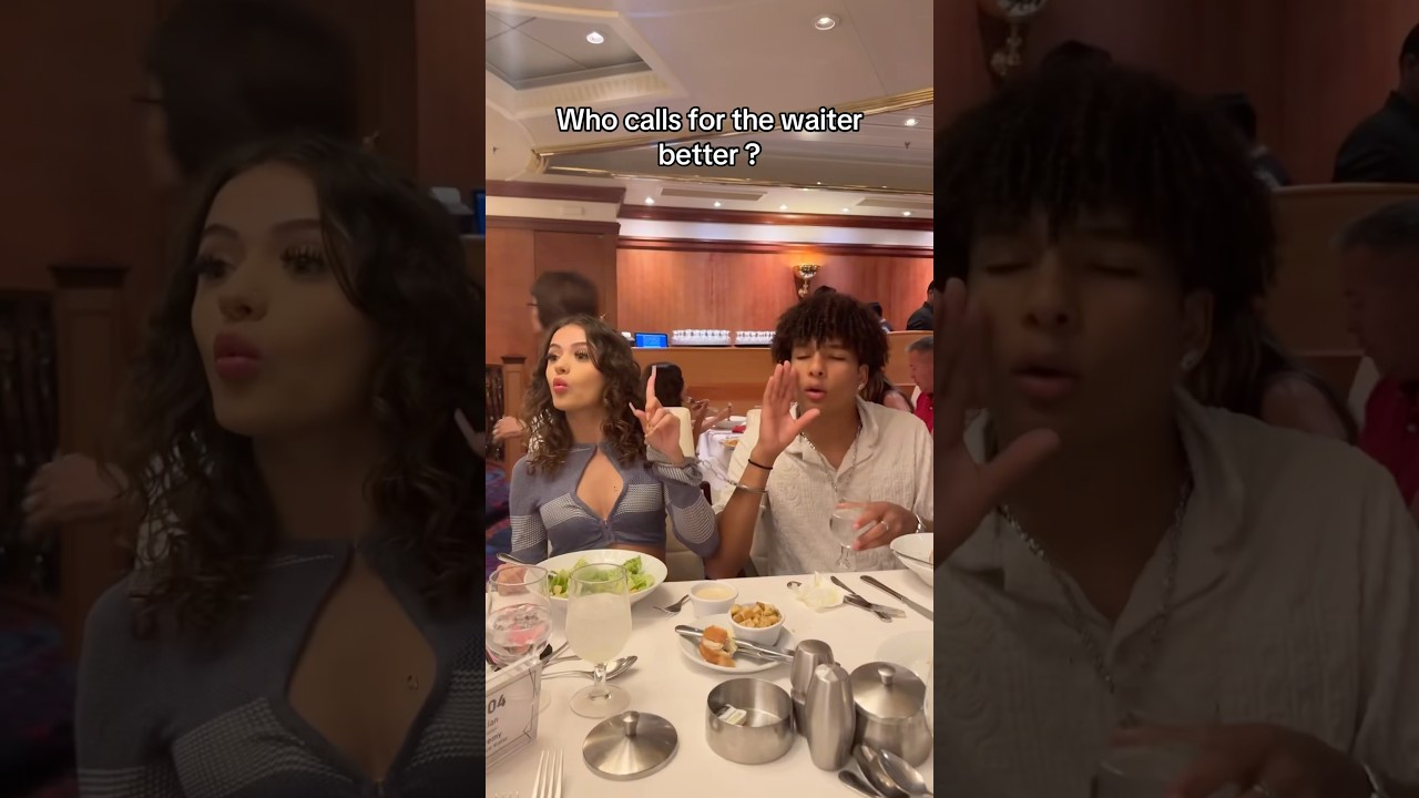 Who calls the waiter better? ​⁠