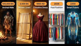 The Evolution of Clothing-From Animal skins to Self-cleaning Fabric (100,000 years) @PastMorph 