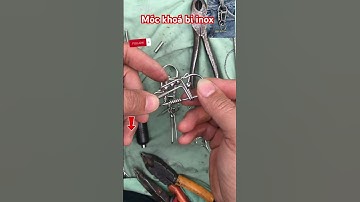 Móc treo chìa khoá phối bi inox #lymuivlog #handmade #mockhoadep #mockhoa