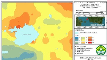 Video Tutorial Cara Membuat Peta Sebaran Suhu Permukaan Laut dengan Software SeaDAS dan ArcGIS 