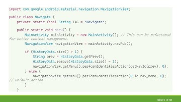 Implementing Navigation Drawer Back Stack in Android Studio