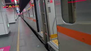 Train 246, departing from Shulin via the North-Link Line to Hualien, is a DR3100 nine-car diesel-...