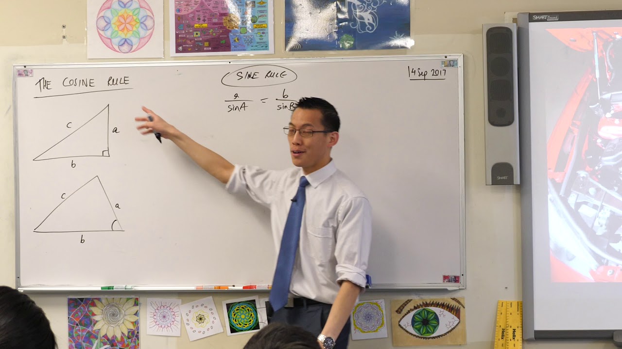 Cosine Rule (1 of 2: Stating & re-arranging the formula)
