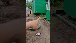 Сделали очередной, удачный проект. Теперь на участке будет сухо.