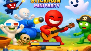 Stickman Fun Party: Mini Games - Gameplay Walkthrough Part 1 - Random MiniGames 1 2 3 4 Players  screenshot 1
