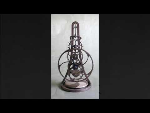 Torsional Pendulum Table Wooden Clock #2