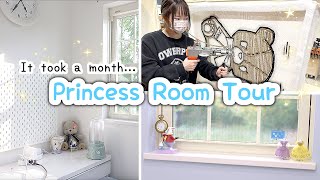 this took a month... EXTREME Disney Princess Room Makeover!!  I bought a house
