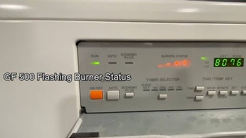 "FREE FIX"* Monitor Heater GF 500 Blinking Burner Status Starts But No Heat