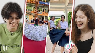 ฝรั่ง GenZ รีแอค TikTok เด็กไทยสุดฮิตเป็นครั้งแรก | MaDooKi