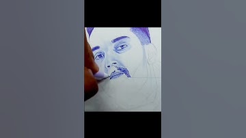 kl rahul drawing | very beautiful drawing | amazing pen drawing | time-lapse drawing video #shorts