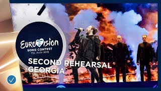 Georgia 🇬🇪 - Oto Nemsadze - Keep On Going - Exclusive Rehearsal Clip - Eurovision 2019 Resimi