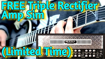 FREE Mesa Boogie Triple Rectifier AMP SIM for Amplitube 5 by IK Multimedia - Playthrough & Demo