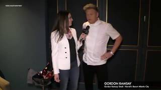 Gordon Ramsay Talks Losing Weight | Last Meal | Skinny Chefs & More During Atlantic City Interview