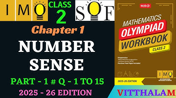 | Class 2 | IMO | SOF | Olympiad | Chapter 1 | Number Sense | Part 1 | Q 1 to 15 | MTG | 2025 - 26 |
