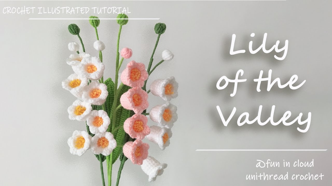 How to Crochet Lily of the Valley|Crochet Flower Tutorial - YouTube