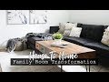 Family/Rec Room Decorate With Me! || HOW TO DECORATE OPEN SHELVES!
