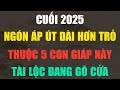 CUỐI 2025, 5 CON GIÁP CÓ NGÓN ÁP ÚT DÀI HƠN NGÓN TRỎ – TÀI LỘC ẬP ĐẾN, GIÀU NHANH BẤT NGỜ!