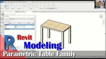 Revit Parametric Table Family With Length And Width Tutorial