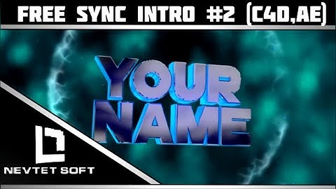 Free Sync Intro #2 (C4D,AE) by NevtetSoft